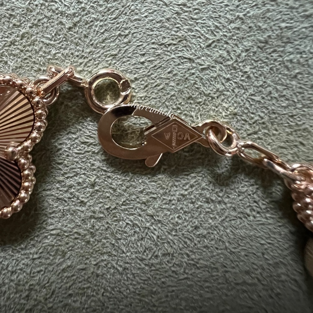 Van cleef arpels 💛 VCA Y24 Vintage 18K Yellow Gold Guilochee Bracelete - Picture 6 of 6